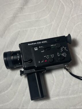 EM-40XL Vintage Black Super 8 Movie Camera parts restoration